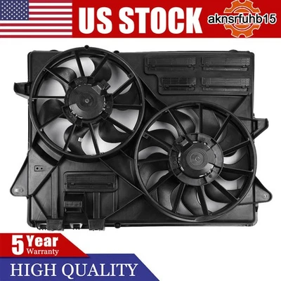 Radiator Cooling Fan Assembly for Ford Mustang 2015-2017 3.7L 2018-2023 5.0L Foto 1 de 4