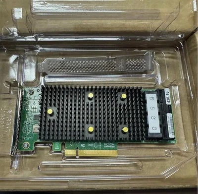 Lenovo 430-16i LSI SAS3416 9400-16i SATA / SAS HBA Controller 12G IT Mode NAS - Image 1 of 2