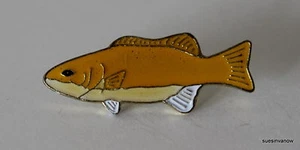 Neue gelbe Fische Anstecknadel Hutnadel Unterwasser Meer Ozean Krawattennadel Angeln Fischer - Bild 1 von 2