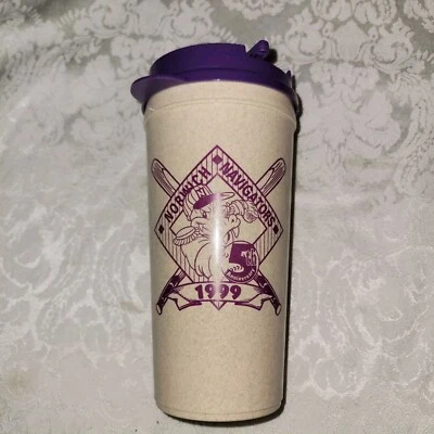 Taza de viaje de café SGA de béisbol de ligas menores Norwich Navigators de colección Foto 1 de 4