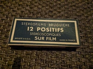 BRUGUIÈRE STEREOFILMS-12 POSITIVE STEREOSCOPIC ON FILM - Venice - Picture 1 of 3