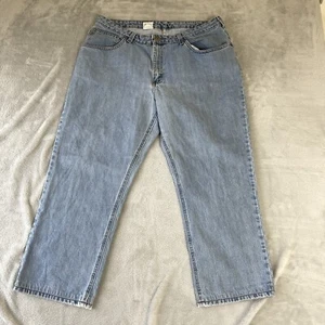 Carhartt Vintage Women’s Relaxed Cropped Denim Jeans Blue Size W36 W26 - Picture 1 of 16