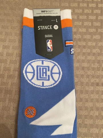 Stance Men's L NBA LA Clippers Basketball Crew Socks 9-13 Cover