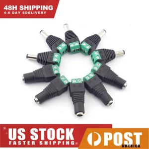 5pcs 5.5x2.1mm DC Male Female Power Plug Jack terminal Connector for LED strip - Picture 1 of 9