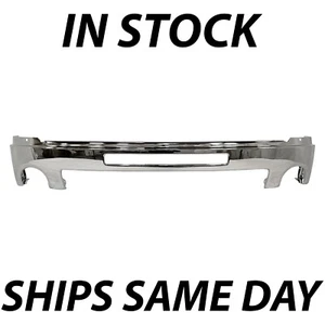 Chrome Front Bumper Center Face Bar W/ Hole for 2007-2013 GMC Sierra 1500 Pickup - Picture 1 of 13