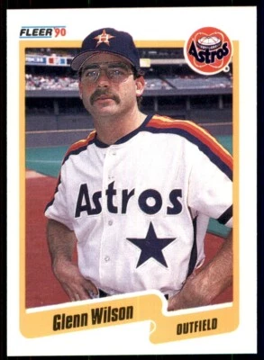 1990 Fleer #240 Glenn Wilson - Image 1 of 2