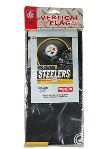 Bandiera verticale Pittsburgh Steelers WinCraft sport indoor outdoor NFL made in USA - Foto 1 di 5