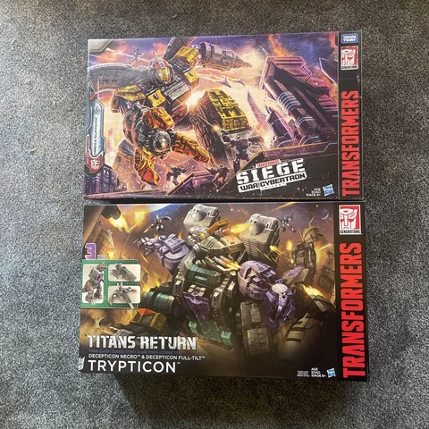 Transformers Siege OMEGA SUPREME  And Titans Return TRYPTICON New Sealed Cover