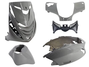 Kit 5 carénages gris Nardo Piaggio Zip SP II - nardo grey fairings plastics kit - Imagen 1 de 1