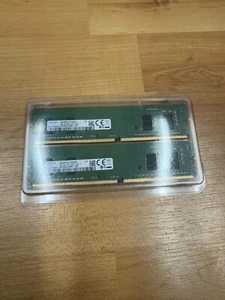 Samsung 2x 4GB DDR4 2400 MHz PC4-19200 DIMM 288-Pin 1Rx16 Desktop Memory RAM - Picture 1 of 2
