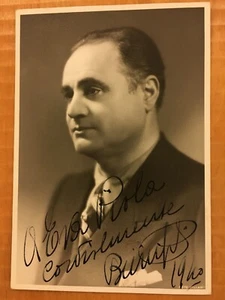 Cartolina autografa di Beniamino Gigli - Picture 1 of 1