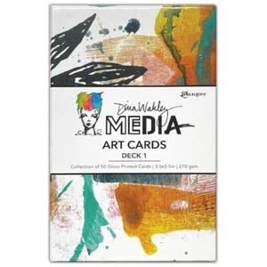 Tarjetas de arte brillantes Dina Wakley Media 50 un. - Baraja 1 MDA85621 - Imagen 1 de 2