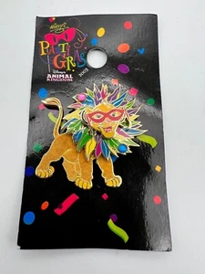 Prendedor Disney WDW Simba Flocado Melena Joya Spinner Parti Gras 2003 #18640 LE 1000 - Imagen 1 de 4