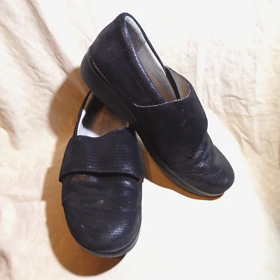 🥿 Zuecos sin cordones Alegria PG Lite cómodos talla 8,5 M (39) cuero negro texturizado Foto 1 de 4