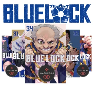Blue Lock Yusuke Nomura Manga Vol.1-34 Versión Inglés (MEDIO/JUEGO COMPLETO) ACELERADO - Imagen 1 de 17