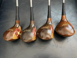 Golf MacGregor Tourney Wood set 1,2,3,4 Eye-O-Matic-60 PT2W - Picture 1 of 15