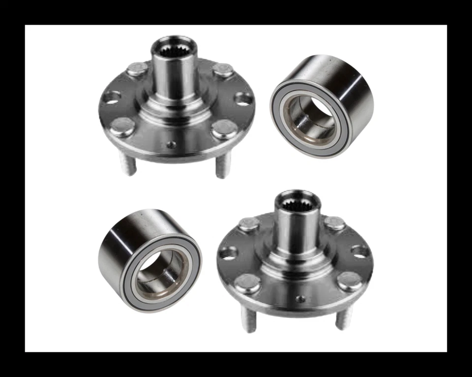 2 FRONT WHEEL HUB AND BEARING FOR 2009-2010 PONTIAC G3 2005-2008 PONTIAC WAVE - Image 1 of 1