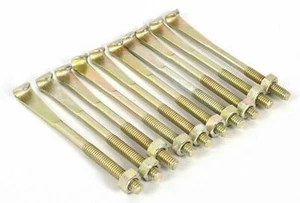 Instrumentos Musicales Dholak Accesorios Juego de 18 Pernos de Ojo Dholak con Tuerca y Perno - Imagen 1 de 9