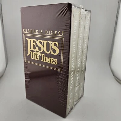 Jesus His Times - VHS - Sealed - Complete - Readers Digest - Set 3 Tape - - Image 1 of 4