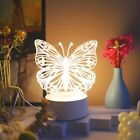 Urocza kreskówkowa lampa stołowa Mini lampa LED 3D Motyl Lampka nocna Dziewczyna Para