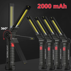 1-6x LED COB Work Light Mechanic Flashlight Lamp USB Rechargeable Torch Magnetic - Picture 1 of 18
