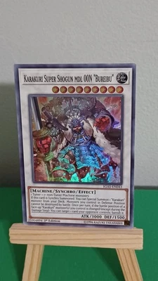 Yugioh Karakuri Super Shogun Mdl OON Bureibu IGAS-EN043 Super Rare 1st Edition  - Image 1 of 4