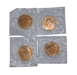 Lot of 4 Bronze Medal Coins - Picture 1 of 9