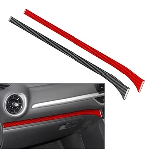 Tira de ajuste del panel de instrumentos copiloto de fibra de carbono para Kia Forte Cerato K3 2019-23 - Imagen 1 de 18