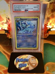 Pokémon Dark Explorers Vaporeon-Holo #25 S/P/T Crosshatch Championships - PSA 10 - Picture 1 of 3
