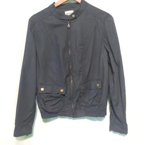 Old Navy jacket womens Large Grey utility bomber full-zip - Picture 1 of 11