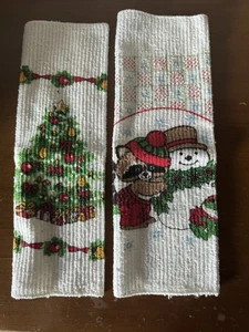 Christmas Hand Towels Decor 2pc - Picture 1 of 4