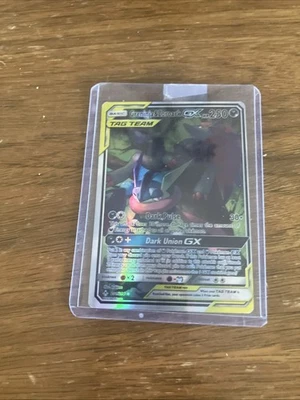 Greninja & Zoroark GX (Alternate Full Art) 201/214 Sm-Unbroken Bonds Holo - Image 1 of 2