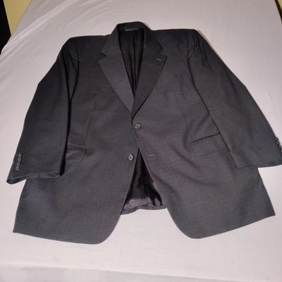 Abrigo deportivo Jack Victor Canadá talla 50R Super 100s traje chaqueta Luca negro/azul Foto 1 de 4