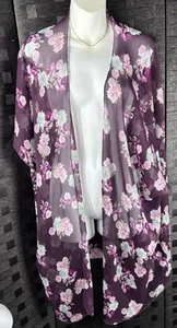 American Eagle Outfitters transparenter offener Boho Kimono Cardigan Topper Überwurf Gr. XS - Bild 1 von 13