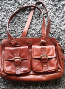The Bridge Handbag rich chestnut leather - Picture 1 of 13