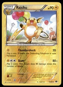 2012 Pokemon Black & White - Next Destinies Raichu #40 Holo Light Play - Picture 1 of 2
