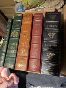 MAJOR COLLECTION VTG FRANKLIN LIBRARY RARE 5 Books Read Description Lot J - Imagen 1 de 4