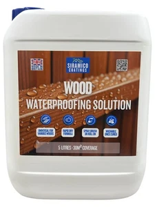 Wood Waterproofing Solution I 5 Litres I Clear Matt Finish - Picture 1 of 9