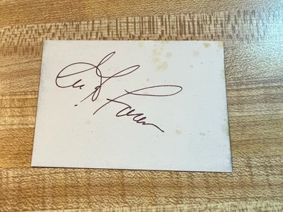 Bolígrafo autografiado vintage años 90 George Foreman tarjeta de visita boxeo patio D25 Foto 1 de 2