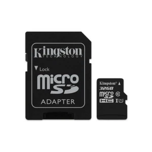 KINGSTON MICROSD HC SCHEDA MEMORIA 32GB CLASSE 10 CON ADATTATORE SD SCHEDINA U1 - Foto 1 di 3
