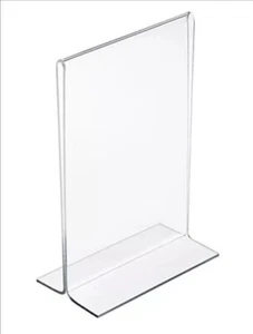 21 Pack Acrylic Sign Picture Holder 4"x 6" Double Sided Bottom Load - Picture 1 of 3