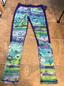 NWT Converse All Star Girls Leggings Athletic Pants XL 13-15 Yrs multi/purple - Picture 1 of 3