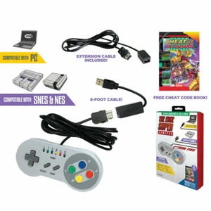*NEW* Emio The Edge Super Gamepad for SNES Classic Edition and PC w/ USB Adapter - Picture 1 of 3
