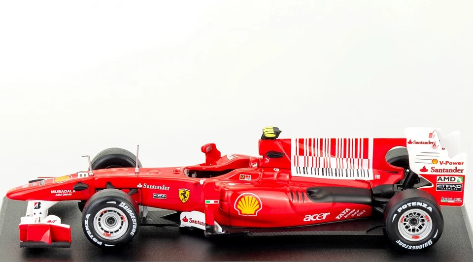 Ferrari F10 Fernando Alonso 2010 Scala 1:43 Modellino Formula 1 F1 Numero 8 - Immagine 1 di 4