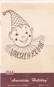 OKLAHOMA A&M VARSITY REVUE "AMERICAN HOLIDAY" 1956 PROGRAMM - THETA SIG & SIG DELTA - Bild 1 von 2