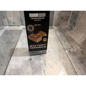 Metra Gold Plated Positive Battery Terminal WM BT1 Universal 4 Out Multisize - Picture 1 of 2