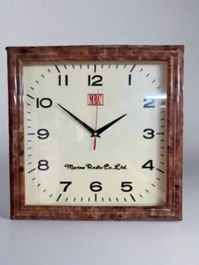 Marine Radio Co Tortoise Shell Clock MCS972H - Picture 1 of 7
