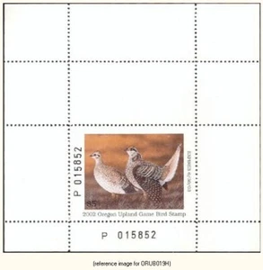D2K Oregon Upland Bird 2002-3 $5 Hunter - Picture 1 of 1