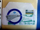 AUST BICENTENARY AIRSHOW  CACHET AEROGRAMME WITH  ROCKWELL STICKER 