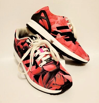Zapatos bajos ADIDAS Torsion ZX Flux rosa floral para mujer talla 8,5 BB3787 Foto 1 de 4